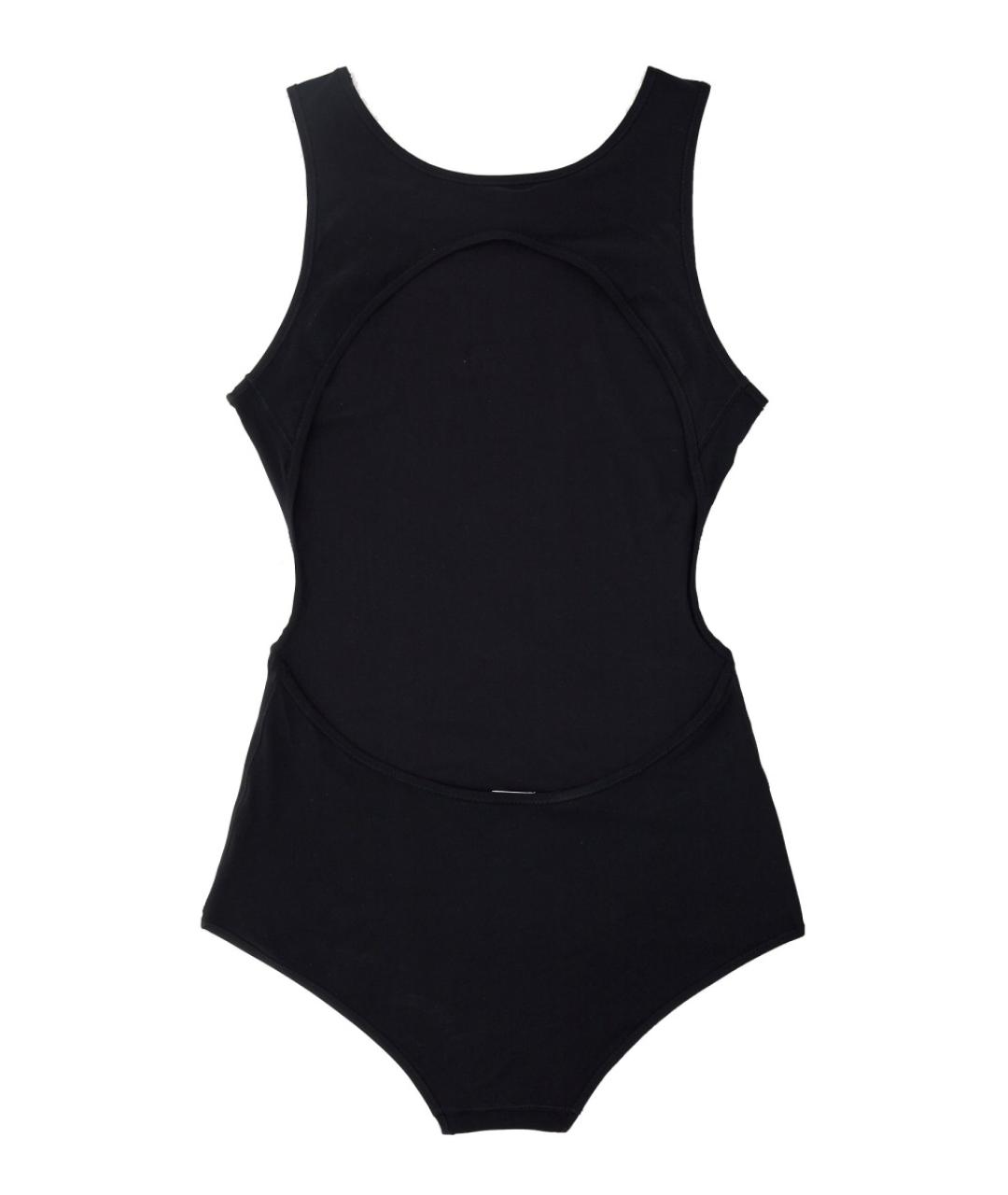 JIL SANDER Черный полиамидовый купальник, фото 3