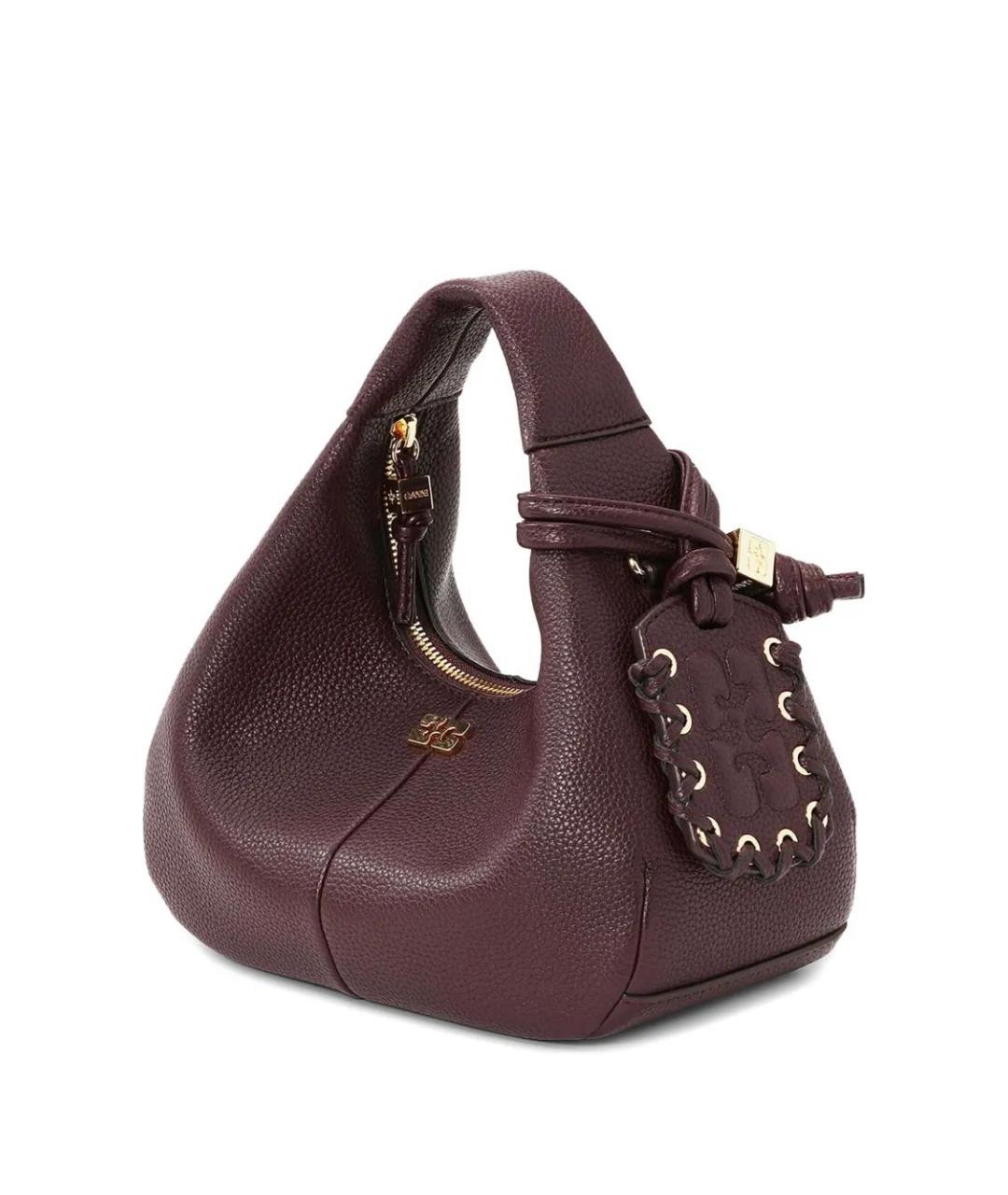 GANNI Коричневая сумка через плечо из искусственной кожи, фото 3