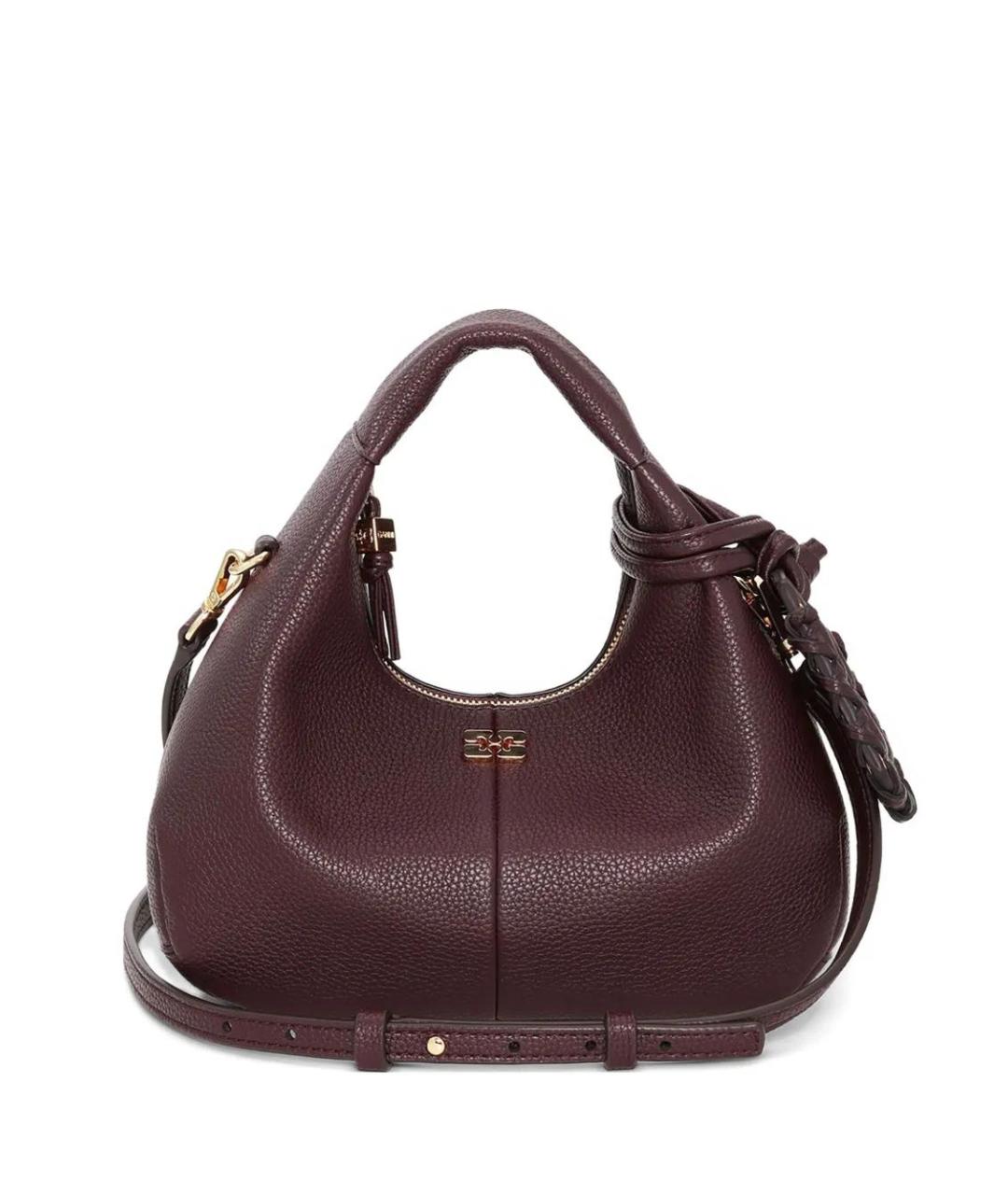 GANNI Коричневая сумка через плечо из искусственной кожи, фото 1