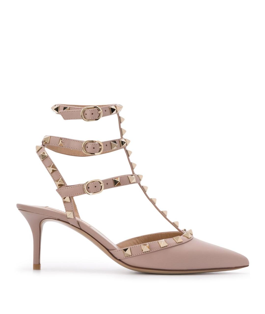 VALENTINO Розовые кожаные туфли, фото 1