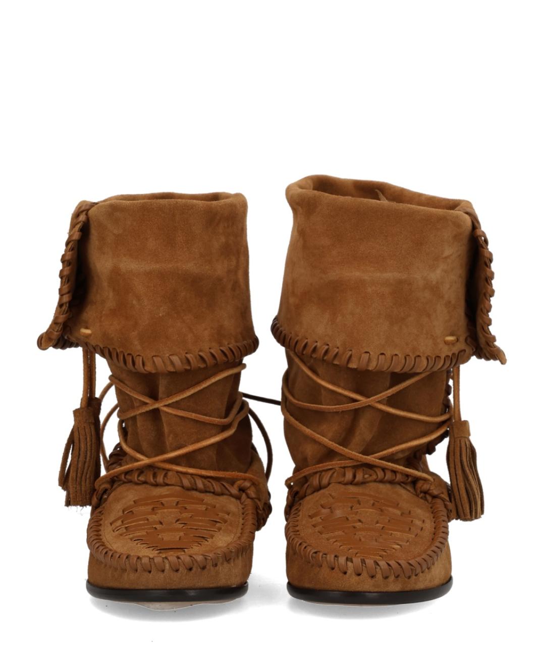 ISABEL MARANT Коричневые замшевые ботинки, фото 5