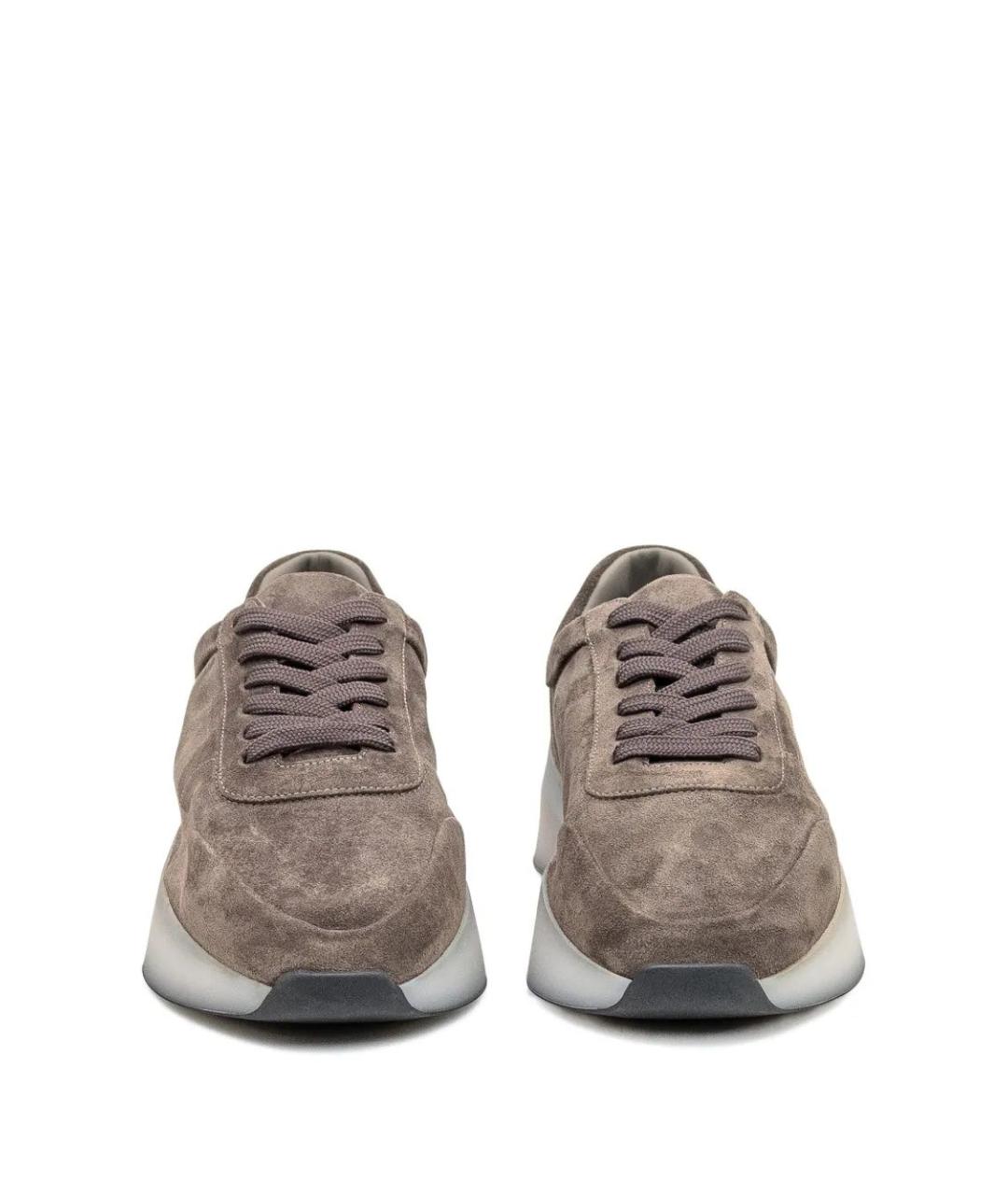FEAR OF GOD Коричневые замшевые низкие кроссовки / кеды, фото 2