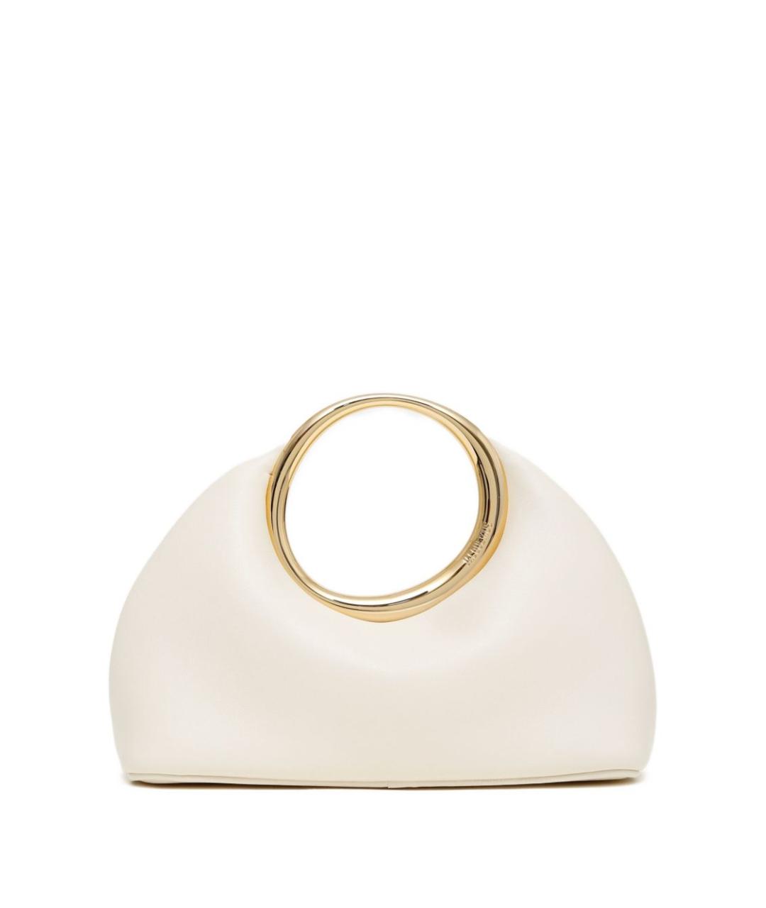 JACQUEMUS Белая хлопковая сумка через плечо, фото 1