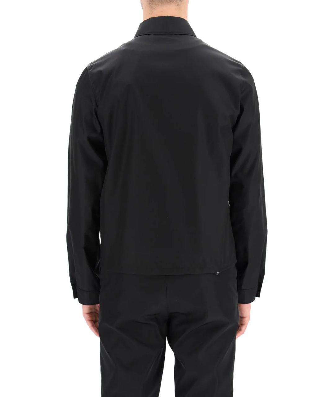 PRADA Черная полиамидовая куртка, фото 5