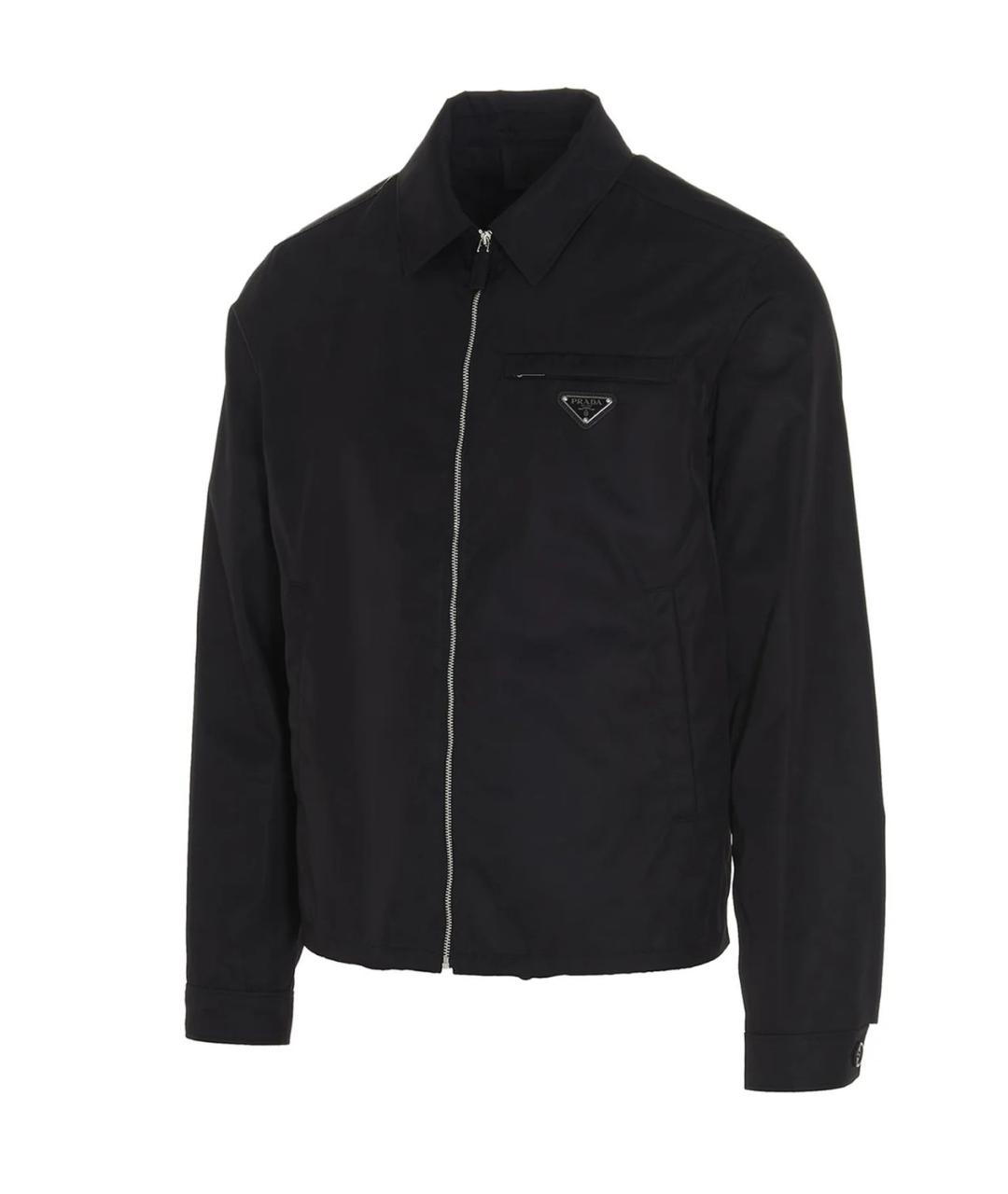 PRADA Черная полиамидовая куртка, фото 3