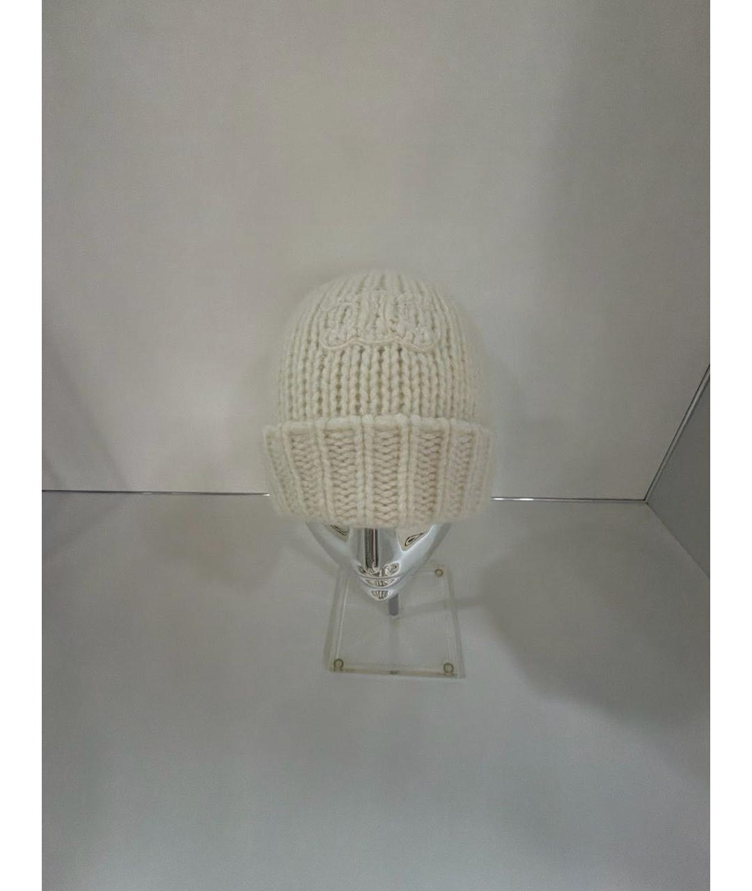 CELINE Бежевая кашемировая шапка, фото 6