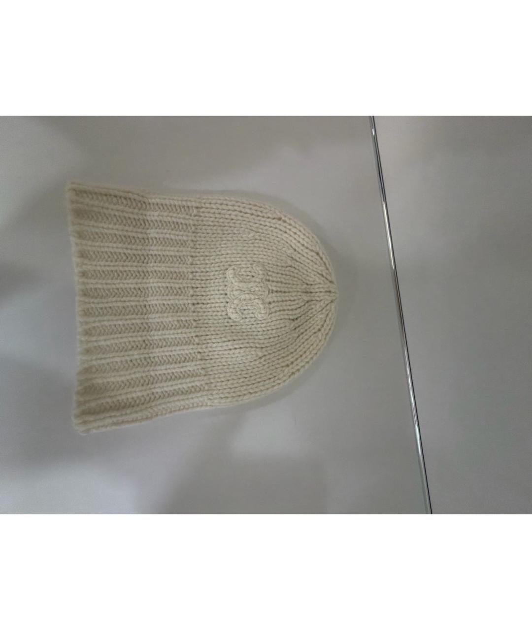 CELINE Бежевая кашемировая шапка, фото 5