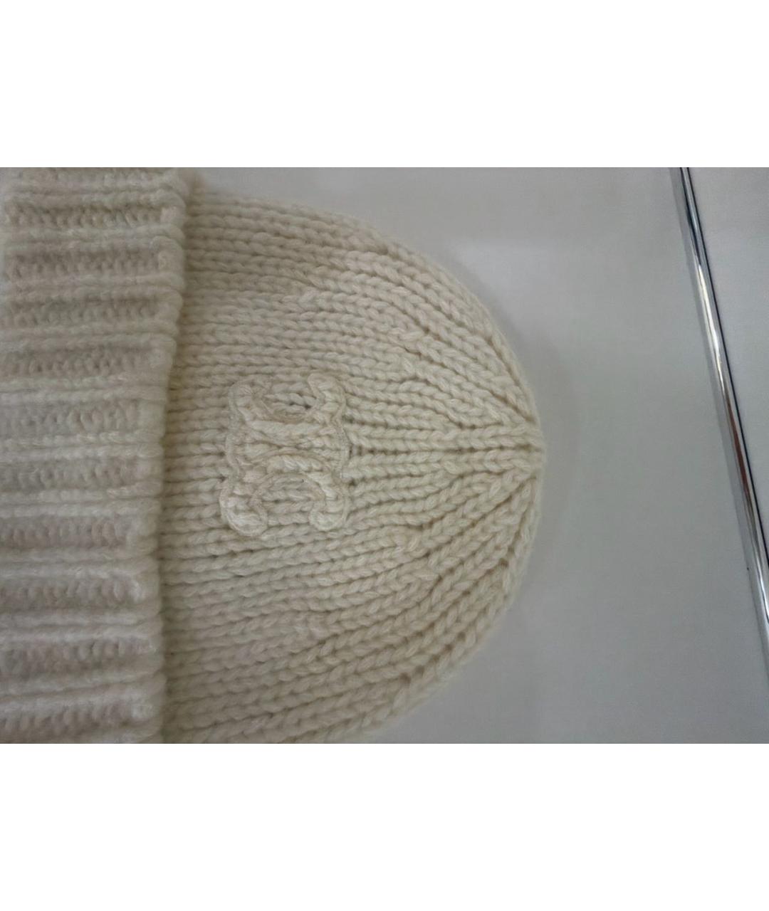 CELINE Бежевая кашемировая шапка, фото 3