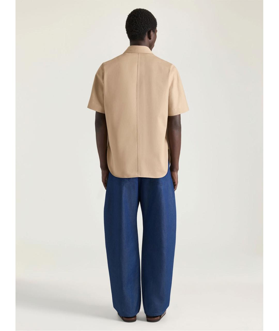 GIVENCHY Бежевая хлопковая кэжуал рубашка, фото 3