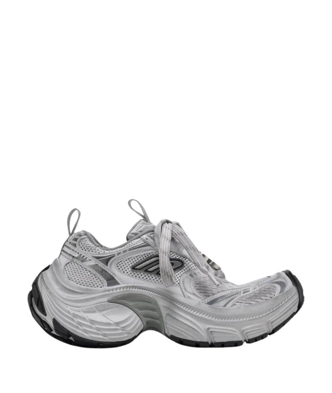 BALENCIAGA Серые текстильные кроссовки, фото 1