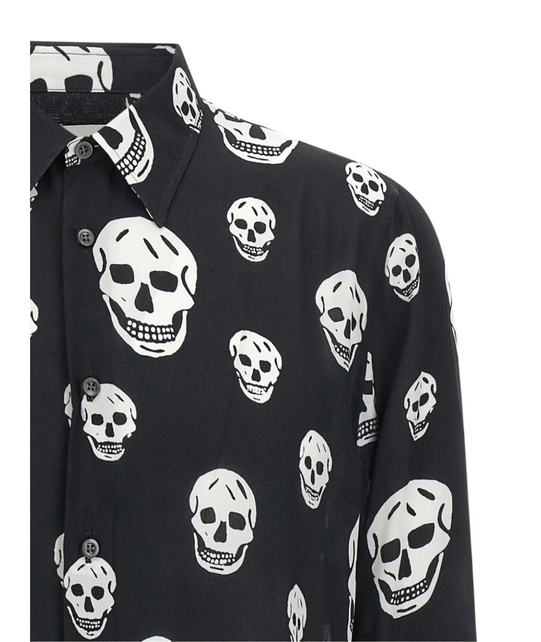 ALEXANDER MCQUEEN Черная кэжуал рубашка, фото 3