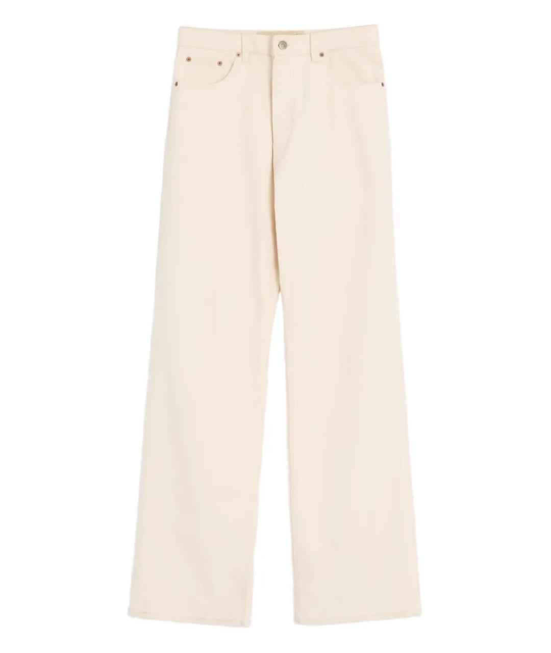 VALENTINO Бежевые хлопковые повседневные брюки, фото 1