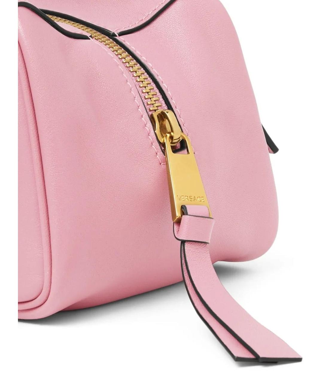 VERSACE Кожаная сумка через плечо, фото 5