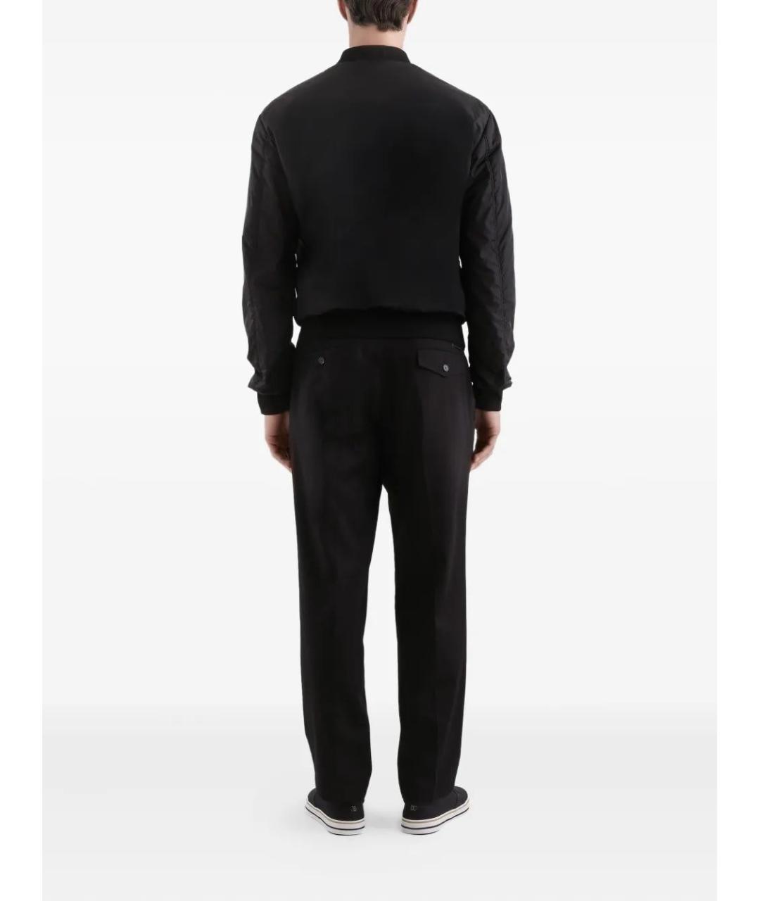 DOLCE&GABBANA Черная полиамидовая куртка, фото 3