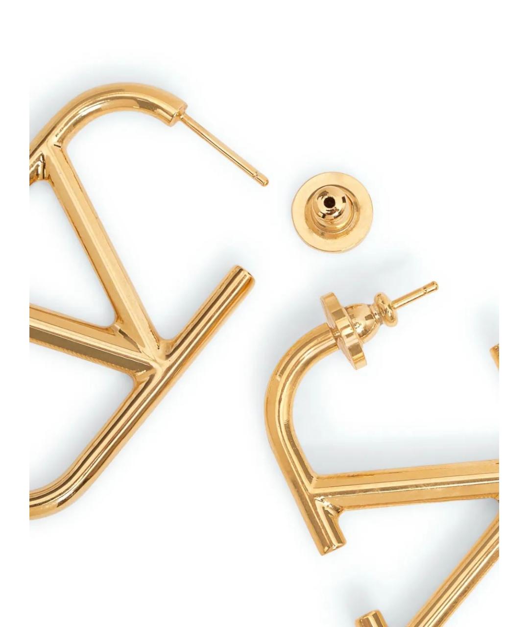 VALENTINO Золотые металлические серьги, фото 4