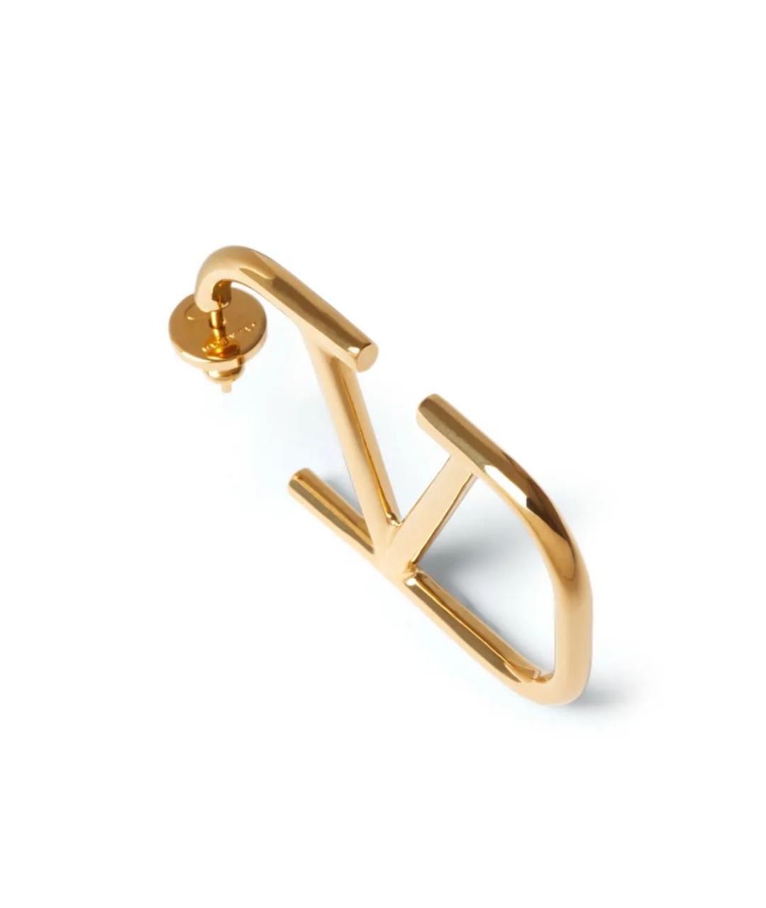 VALENTINO Золотые металлические серьги, фото 3