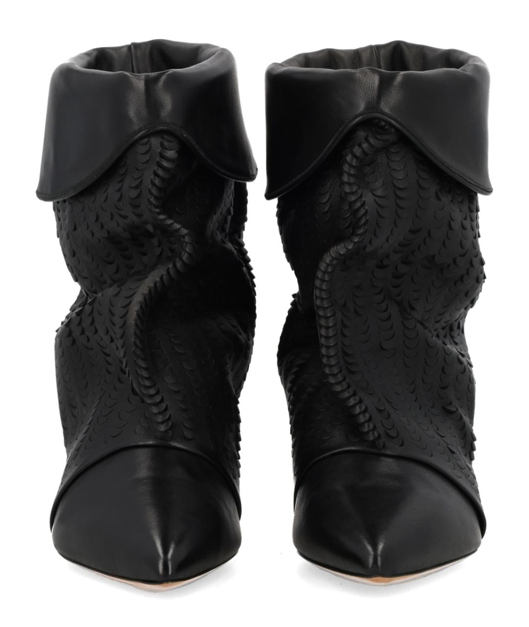 ISABEL MARANT Черные кожаные ботинки, фото 3