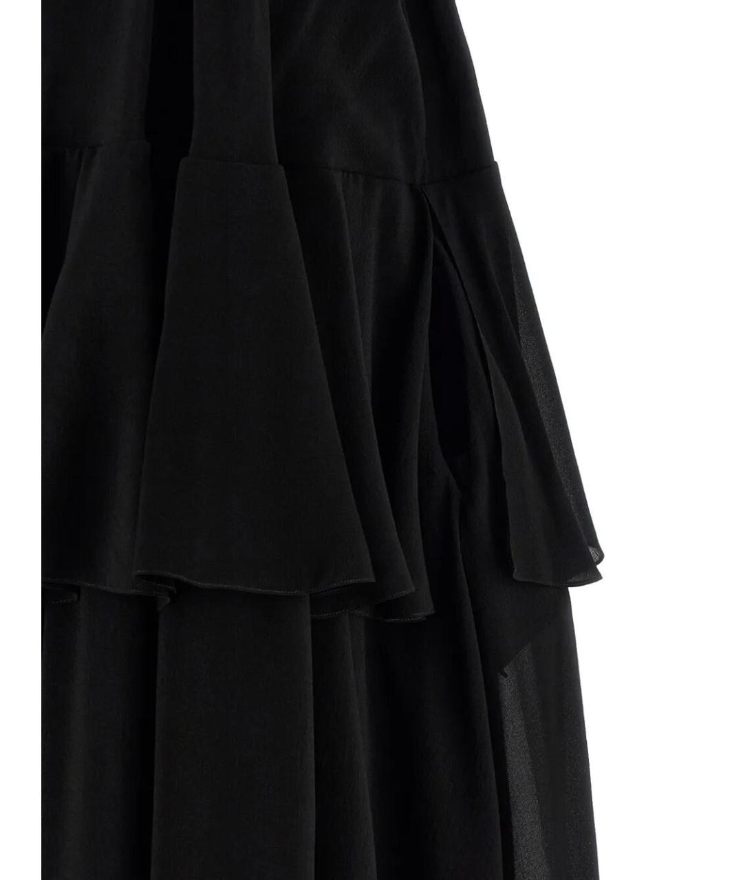 CHLOE Черное шелковое вечернее платье, фото 4