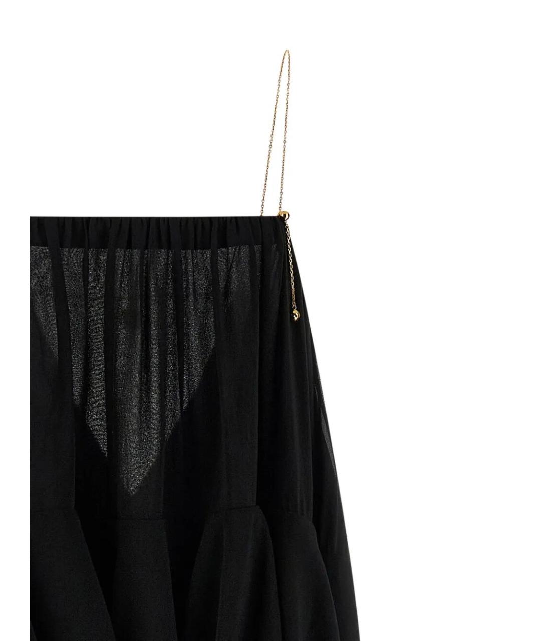 CHLOE Черное шелковое вечернее платье, фото 2