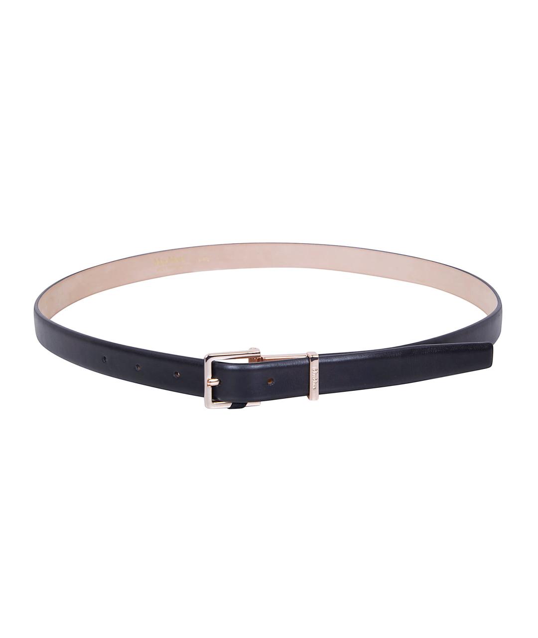 MAX MARA Черный кожаный ремень, фото 2