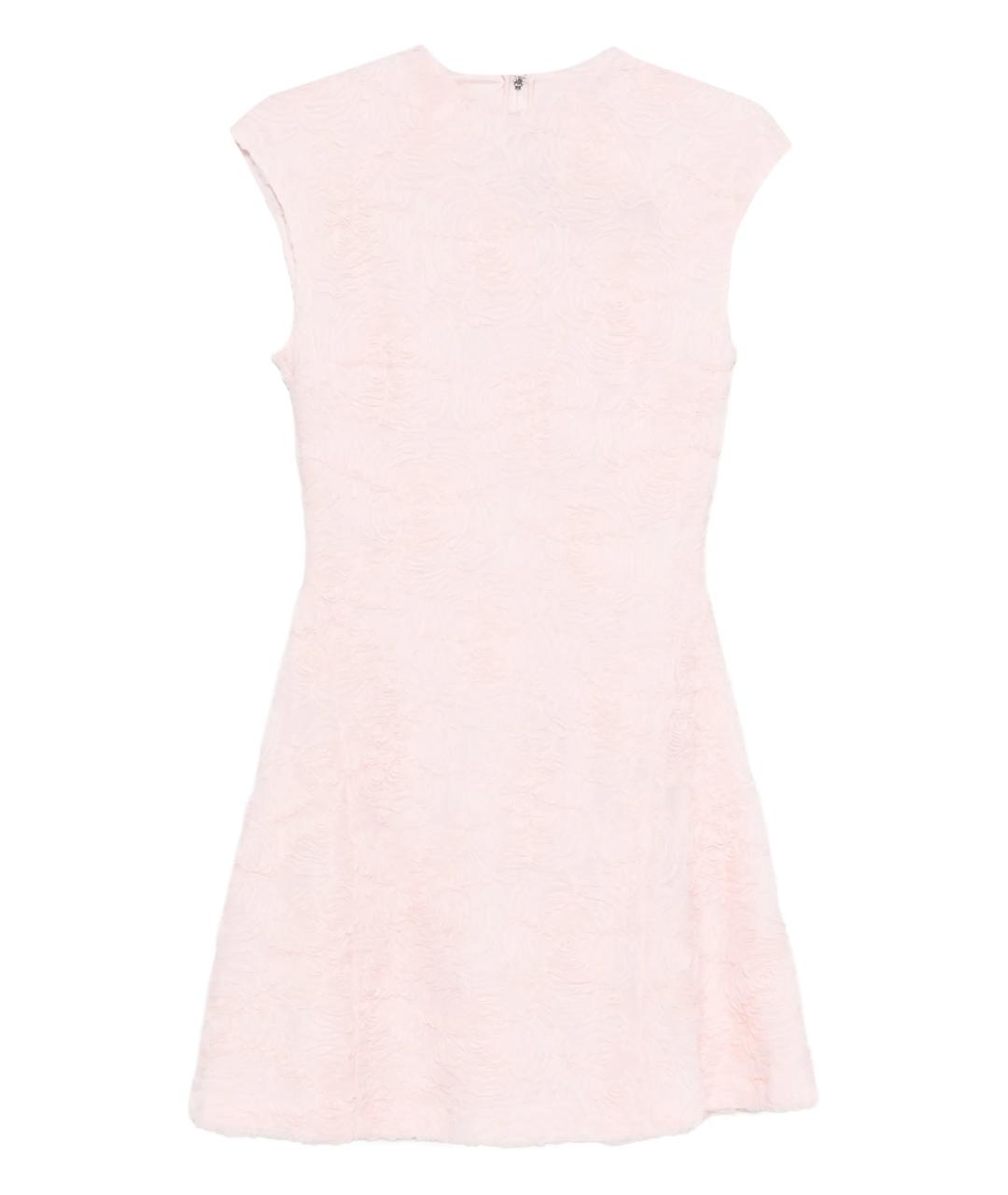 ROTATE Розовое полиэстеровое коктейльное платье, фото 1