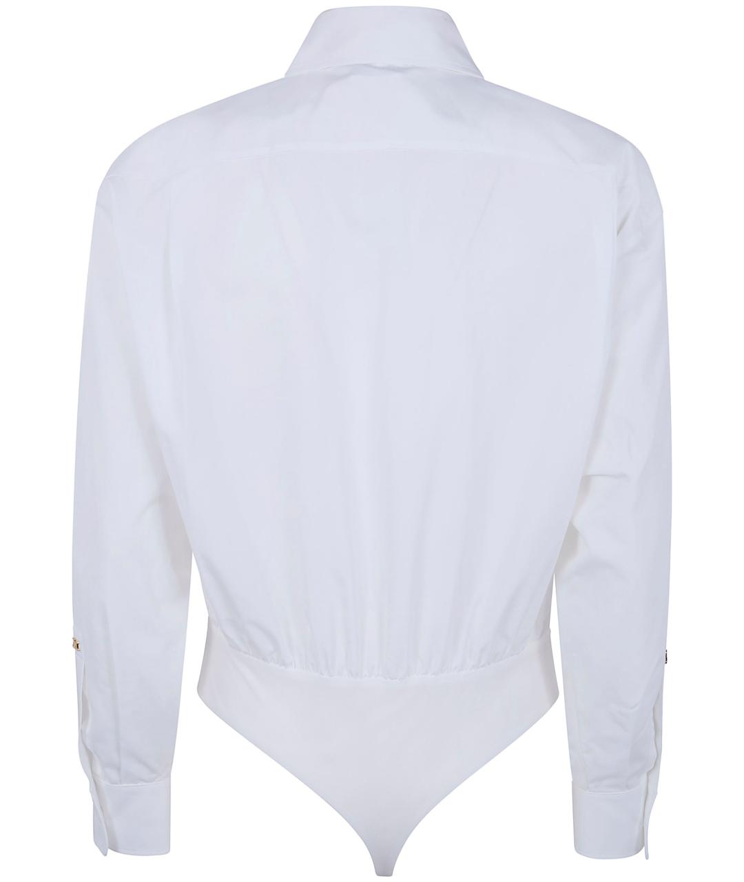 MAX MARA Белая хлопковая рубашка, фото 2