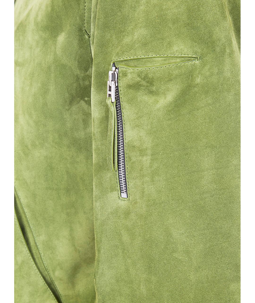 TOM FORD Зеленая замшевая куртка, фото 3