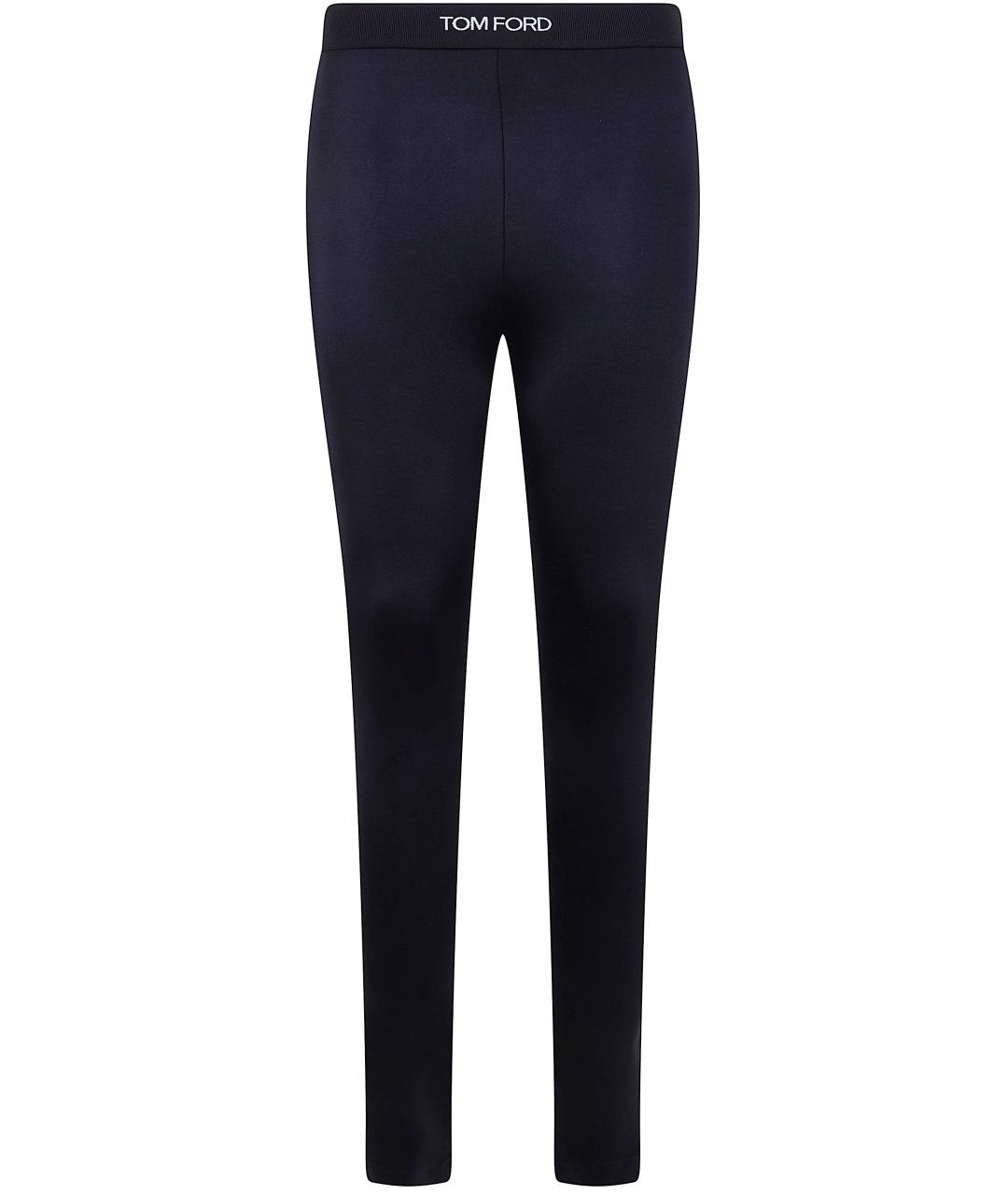 TOM FORD Черные полиамидовые леггинсы и велосипедки, фото 1