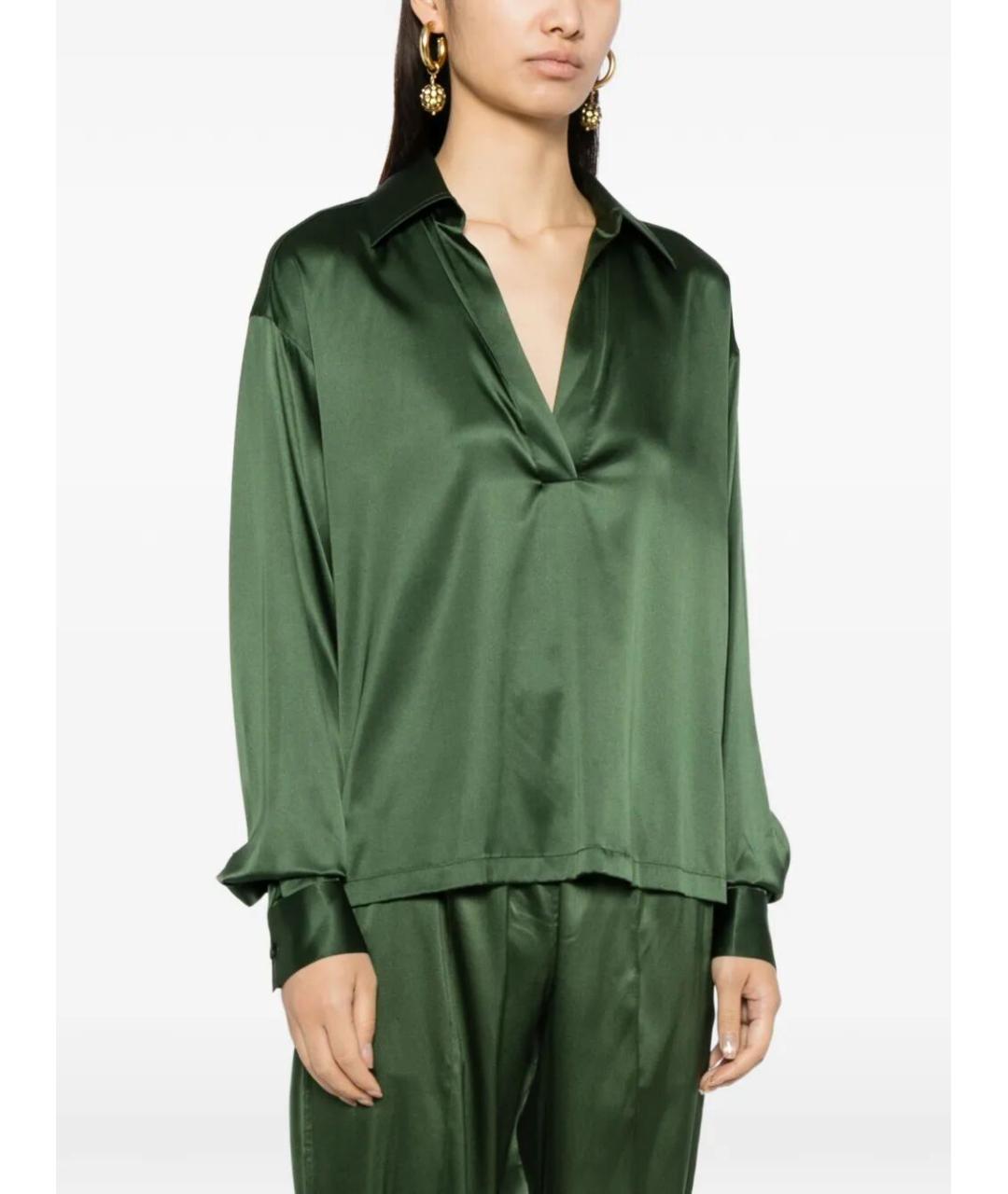 TOM FORD Зеленая шелковая рубашка, фото 5