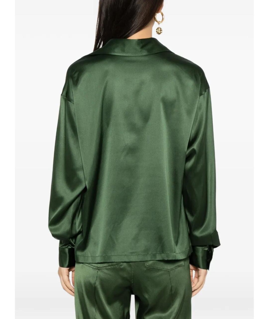 TOM FORD Зеленая шелковая рубашка, фото 4