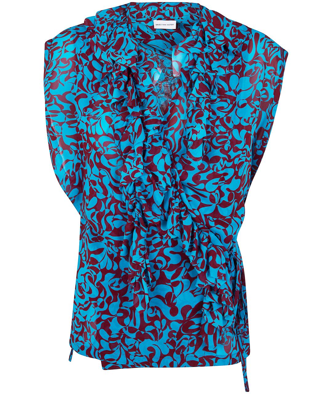 DRIES VAN NOTEN Мульти хлопковая рубашка, фото 1