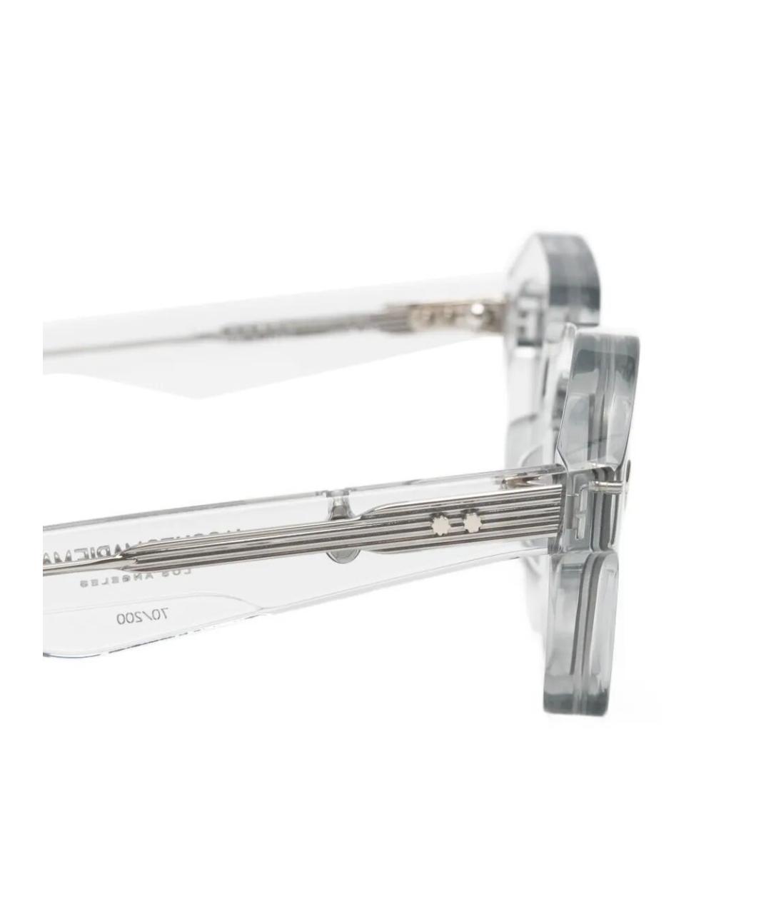 JACQUES MARIE MAGE Серые пластиковые солнцезащитные очки, фото 2