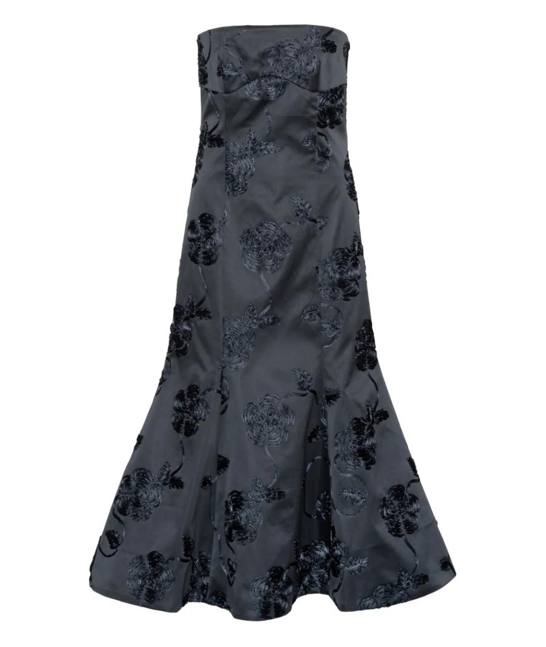 ROTATE Синее вискозное повседневное платье, фото 1