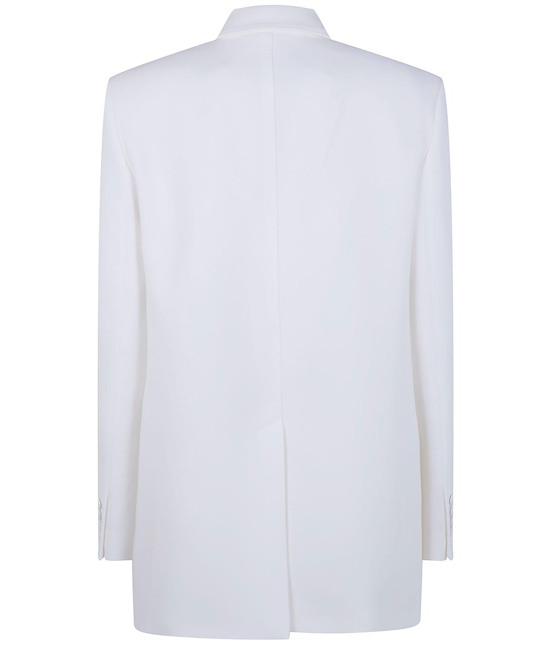 MAX MARA STUDIO Белый полиэстеровый жакет/пиджак, фото 2