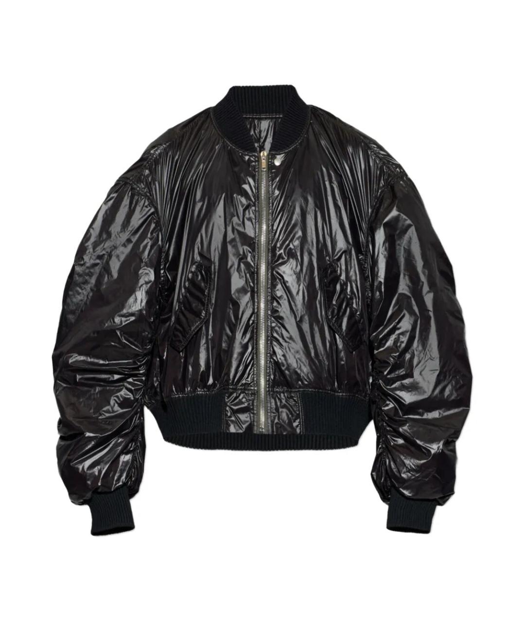 RICK OWENS Черная полиамидовая куртка, фото 1