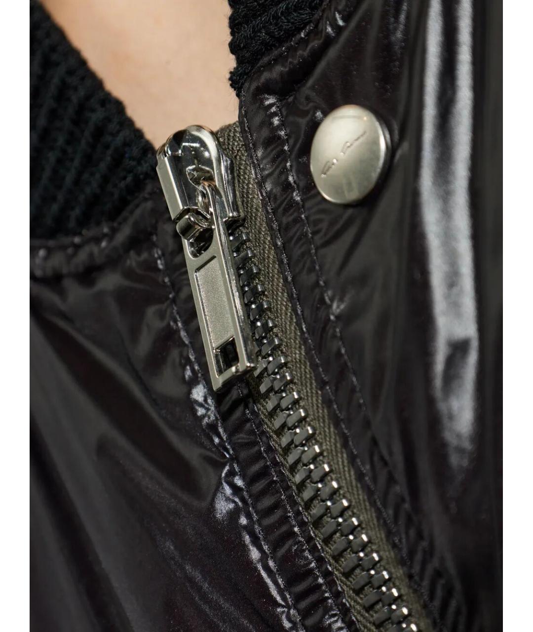 RICK OWENS Черная полиамидовая куртка, фото 5