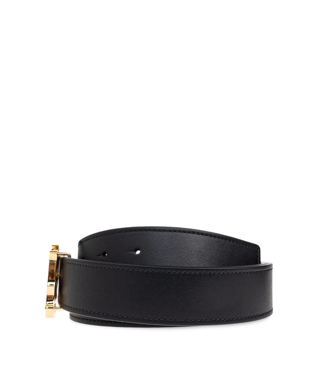 AMIRI Черный кожаный ремень, фото 2