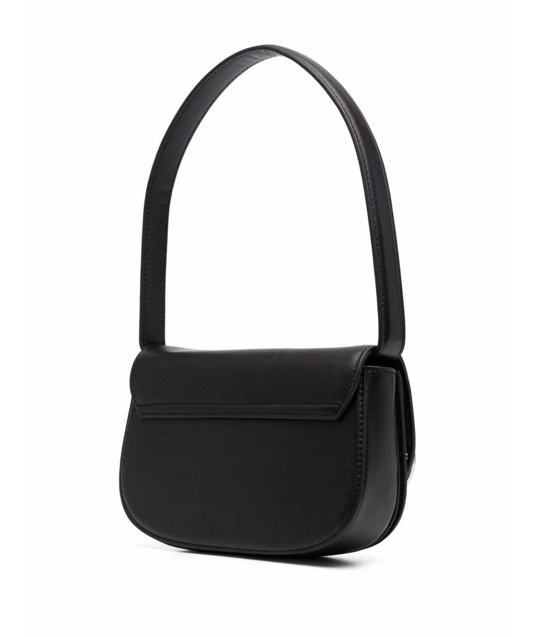 DIESEL Черная сумка через плечо из искусственной кожи, фото 3