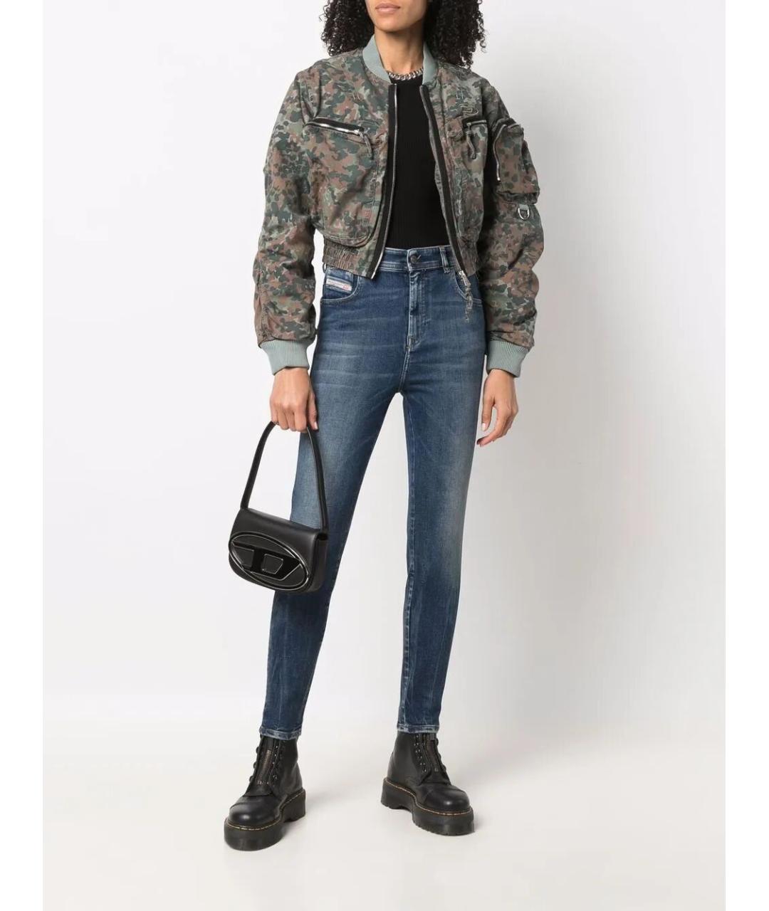 DIESEL Черная сумка через плечо из искусственной кожи, фото 5