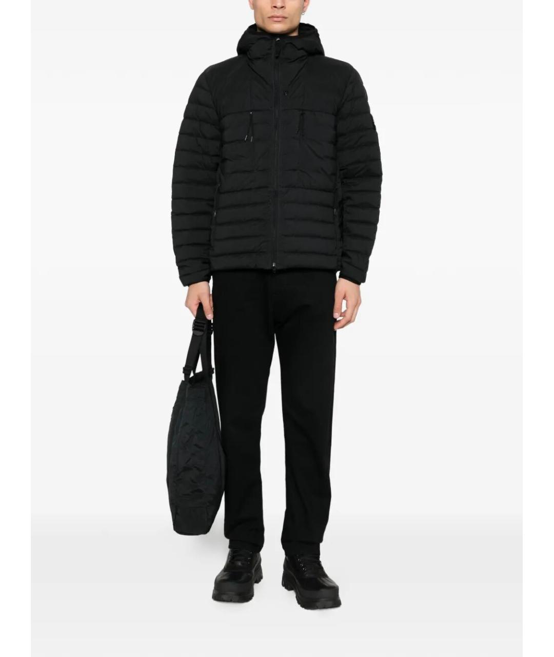 STONE ISLAND Черная полиамидовая куртка, фото 3