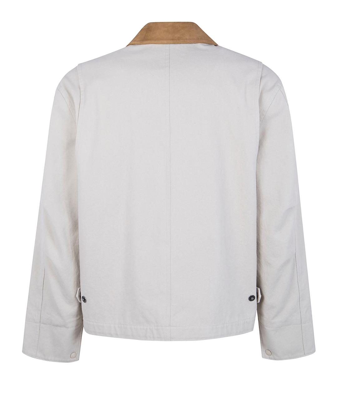 TOM FORD Белая хлопковая куртка, фото 2