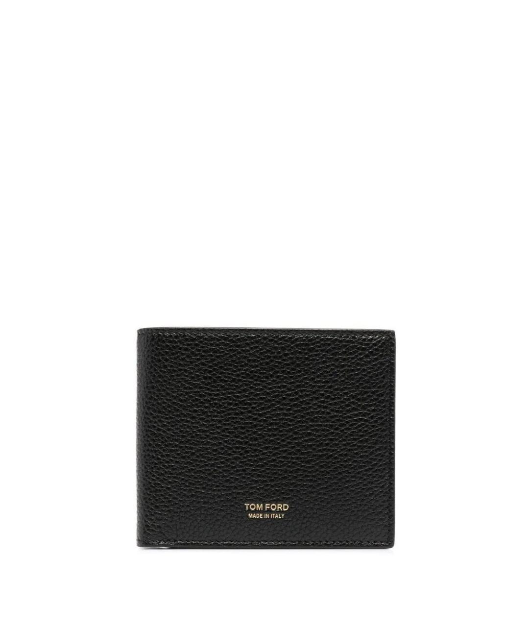 TOM FORD Черный кожаный кошелек, фото 1
