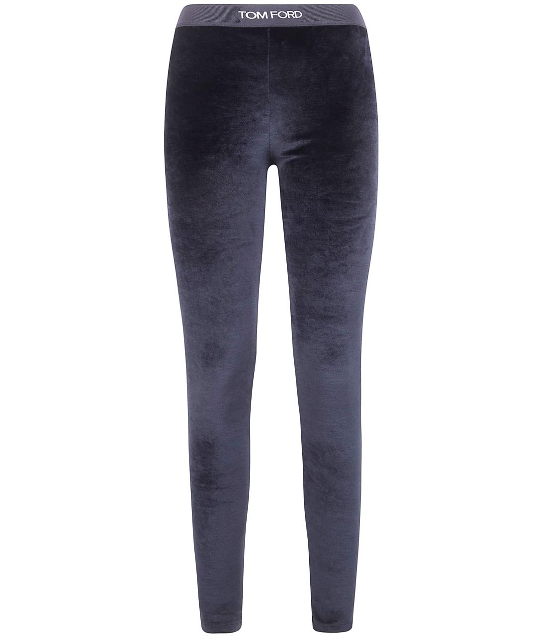 TOM FORD Черные полиэстеровые леггинсы и велосипедки, фото 1