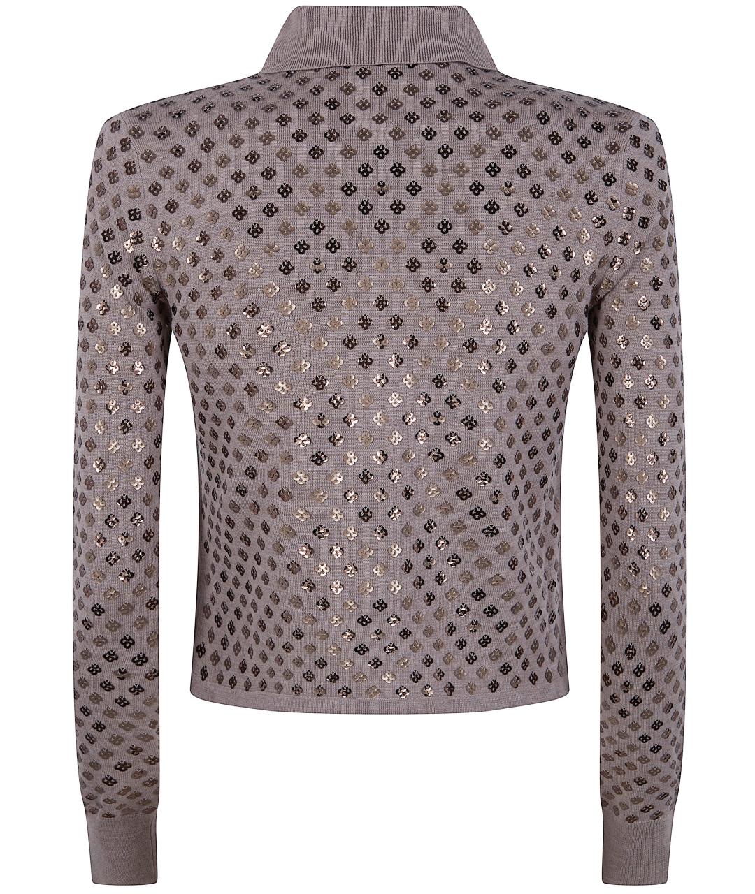 MAX MARA Коричневый шерстяной кардиган, фото 2