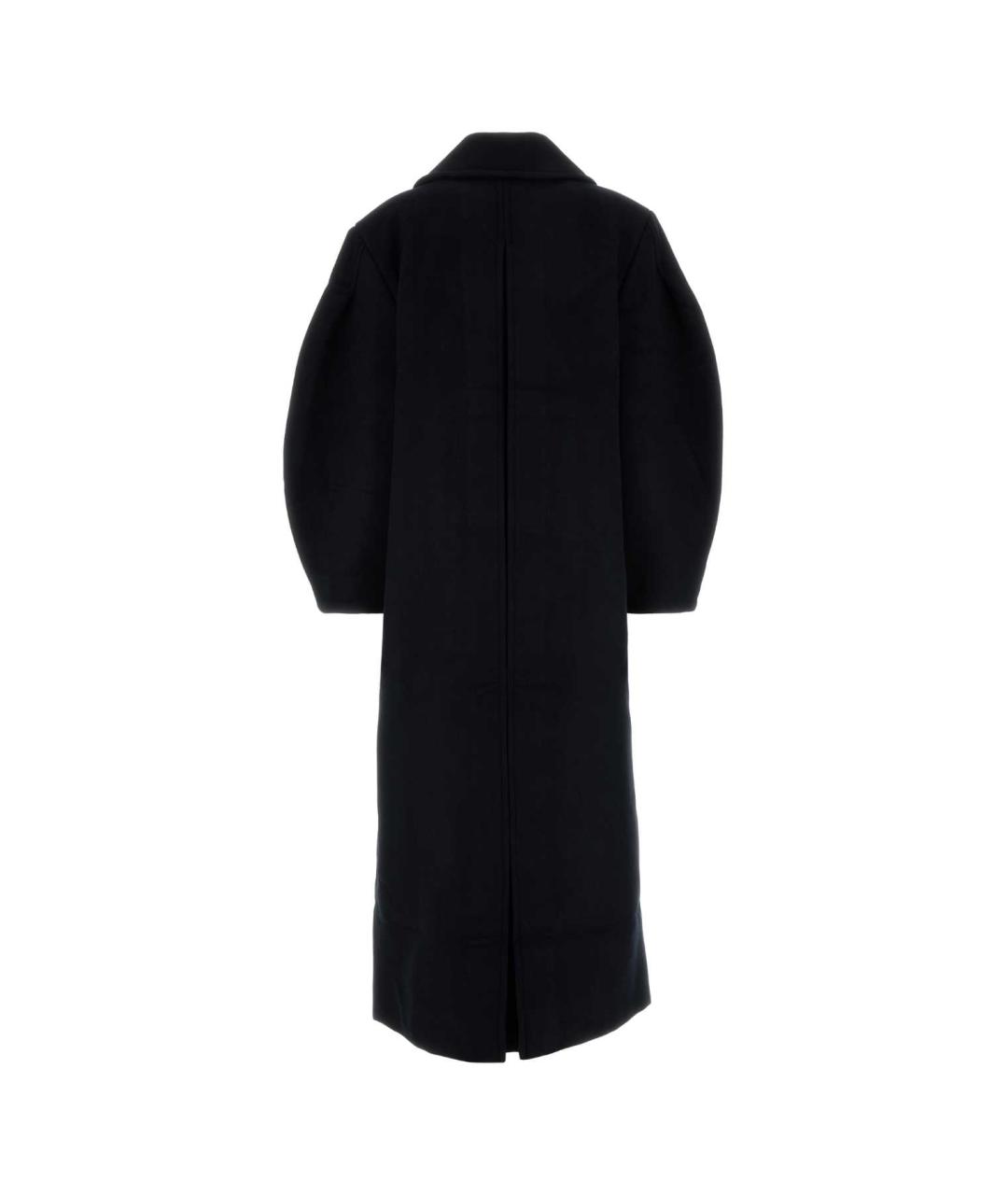 GANNI Синее шерстяное пальто, фото 2