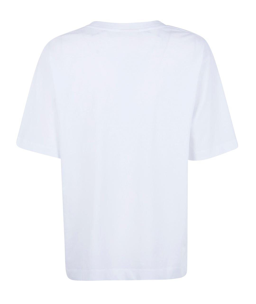 DRIES VAN NOTEN Белая хлопковая футболка, фото 2