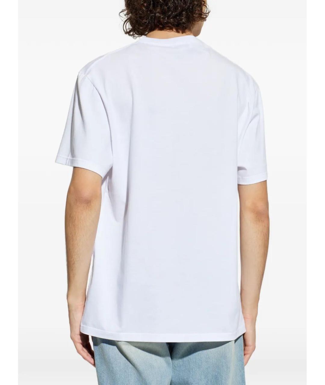 ALEXANDER MCQUEEN Белая хлопковая футболка, фото 3