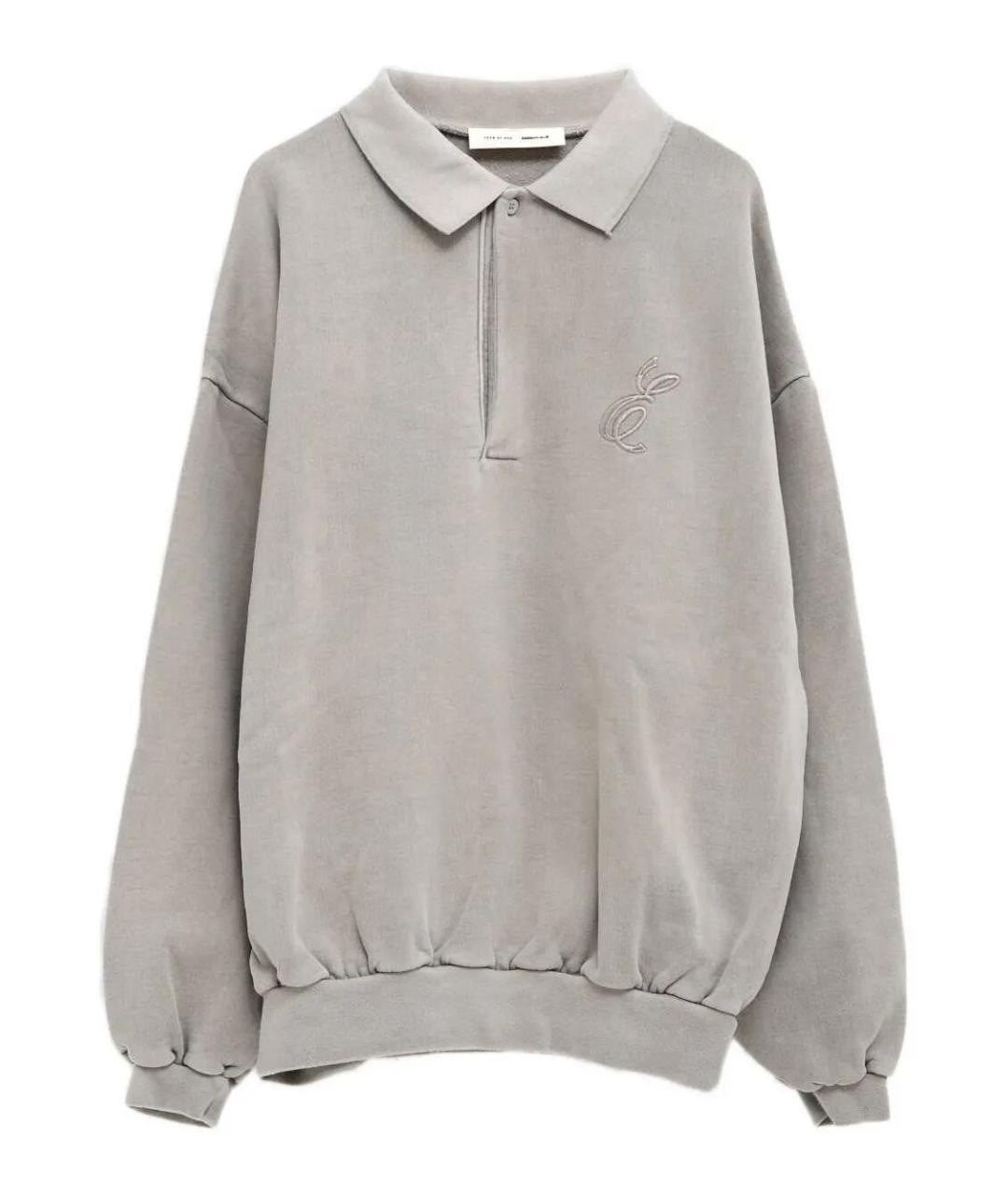 FEAR OF GOD ESSENTIALS Серый хлопковый джемпер / свитер, фото 1