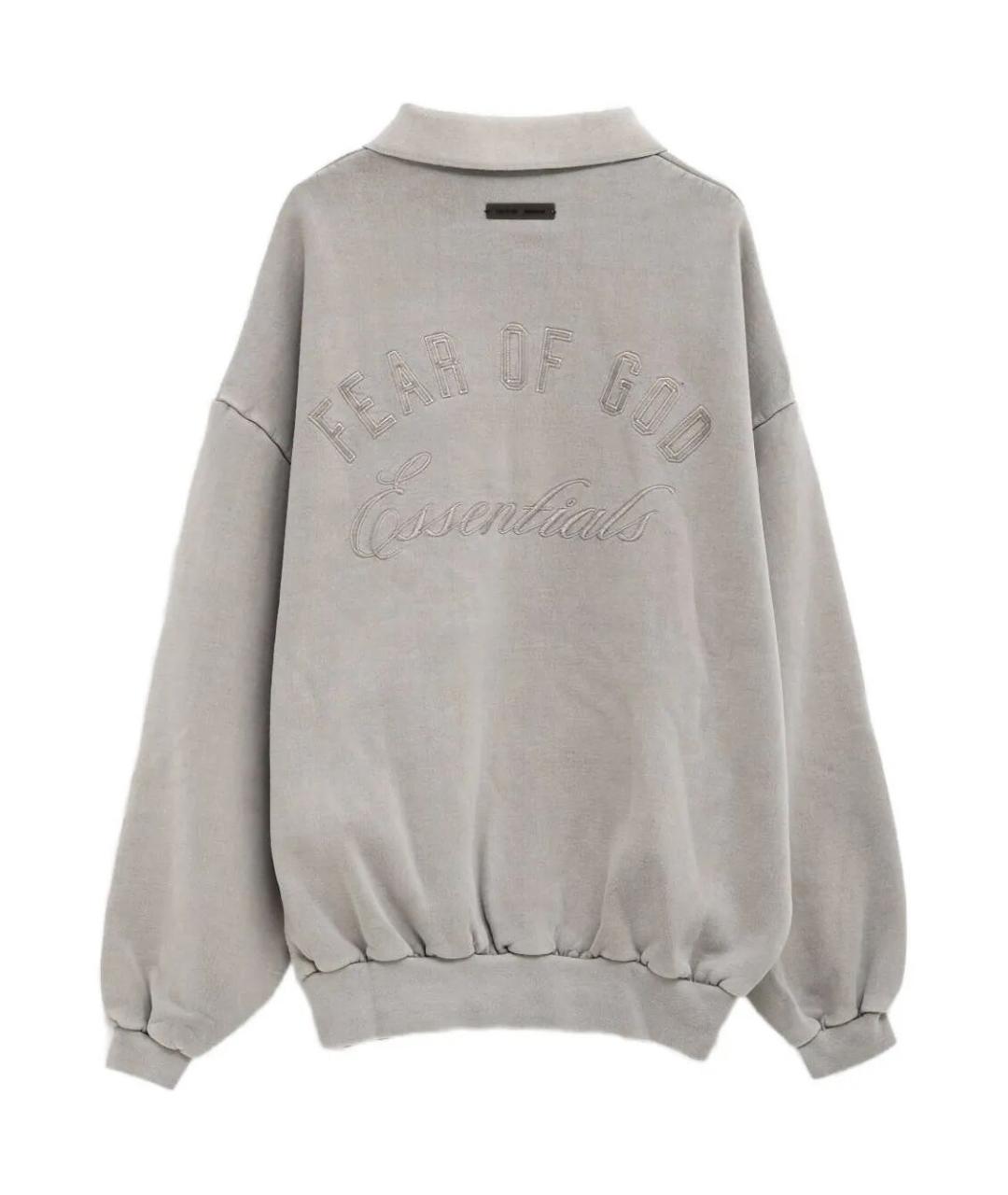 FEAR OF GOD ESSENTIALS Серый хлопковый джемпер / свитер, фото 2