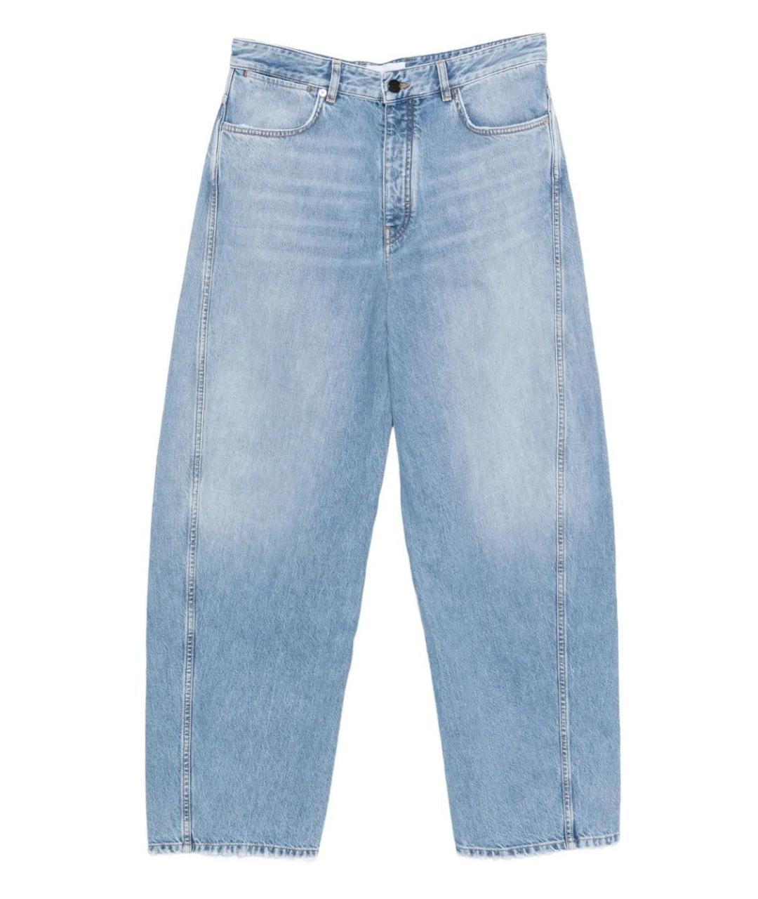 GIVENCHY Голубые хлопковые прямые джинсы, фото 1